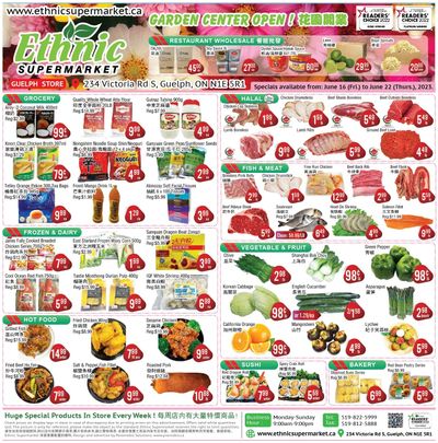 Ethnic Supermarket (Guelph) Flyer June 16 to 22