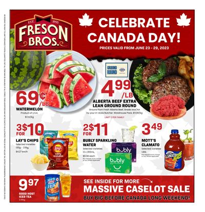 Freson Bros. Flyer June 23 to 29