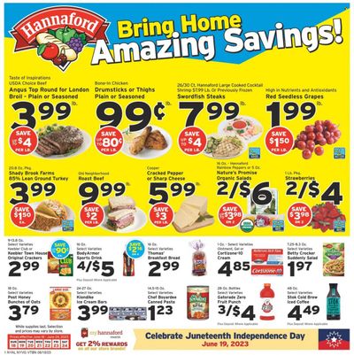 Hannaford (NY) Weekly Ad Flyer Specials June 18 to June 24, 2023