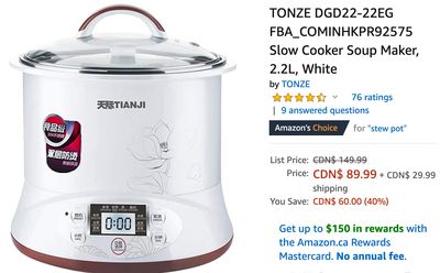 Amazon Canada Deals: Save 40% on Slow Cooker Soup Maker + 57% on Little Women Movie + 24% on Under Armour  Backpack + More Offers