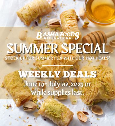 Basha Foods International Flyer June 19 to July 2