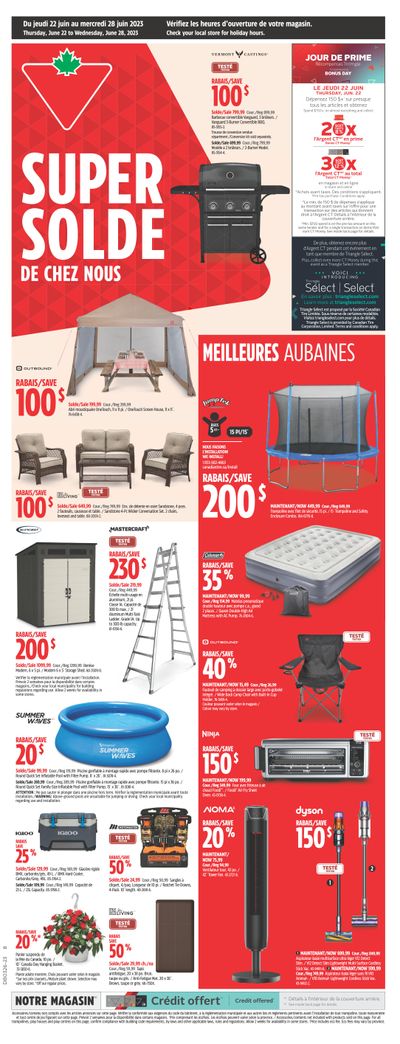 Canadian Tire (QC) Flyer June 22 to 28