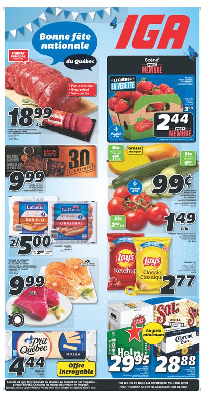 IGA (QC) Flyer June 22 to 28