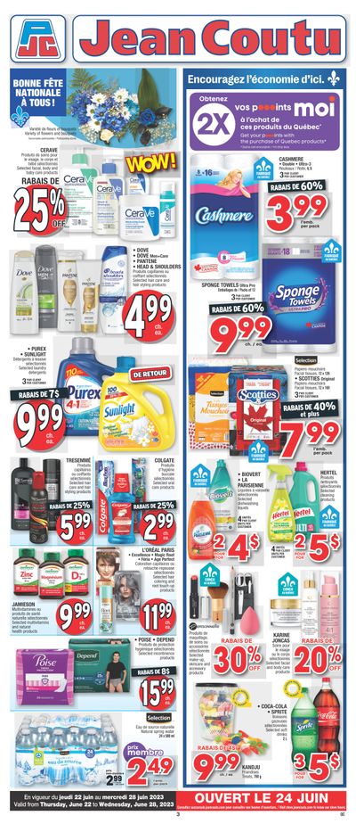 Jean Coutu (QC) Flyer June 22 to 28