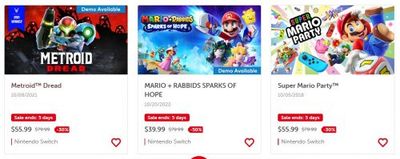Nintendo Canada Hyper Max Sale: Save up to 50% on Switch Digital Games