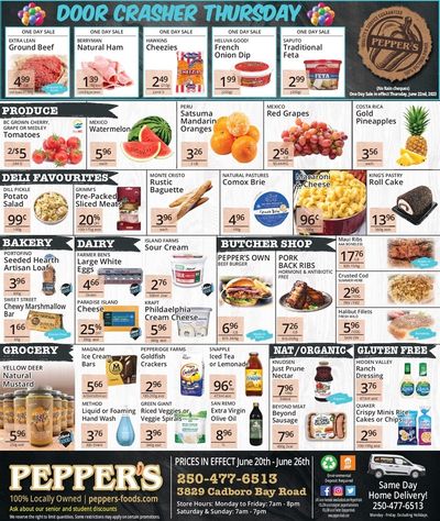 Pepper's Foods Flyer June 20 to 26