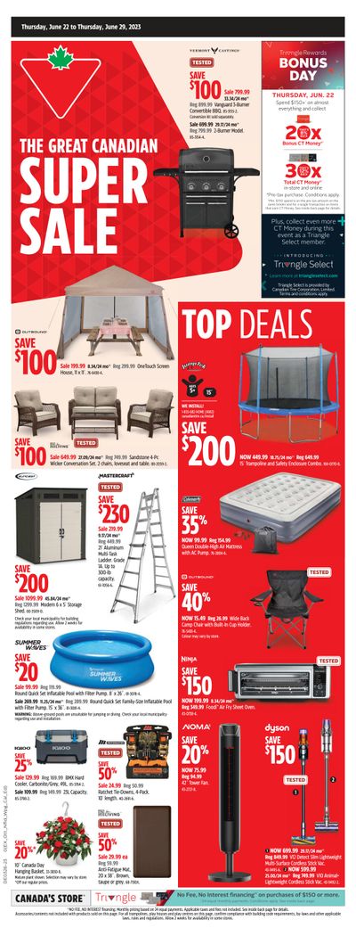Canadian Tire (Atlantic) Flyer June 22 to 29 Canadian Tire (Atlantic) Flyer June 22 to 29