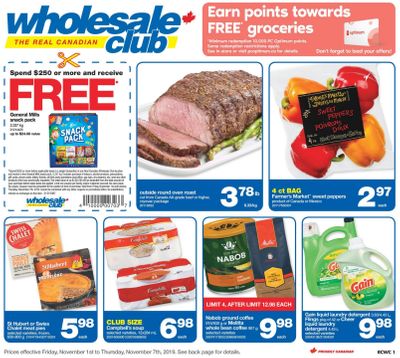 Real Canadian Wholesale Club Flyer November 1 to 7