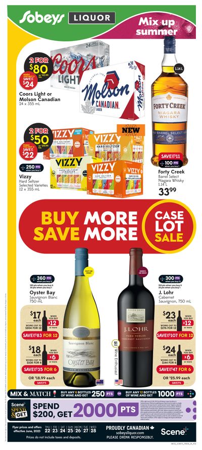 Sobeys (SK) Liquor Flyer June 22 to 28