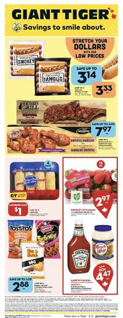 Giant Tiger Canada Flyer Deals June 21st – 27th