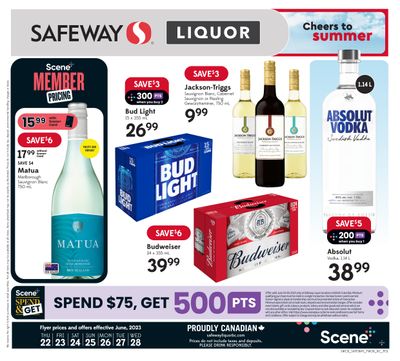 Safeway (BC) Liquor Flyer June 22 to 28