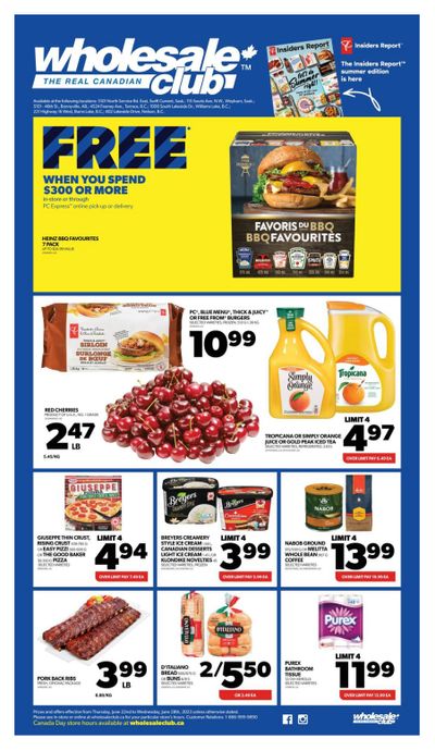 Real Canadian Wholesale Club Flyer June 22 to 28