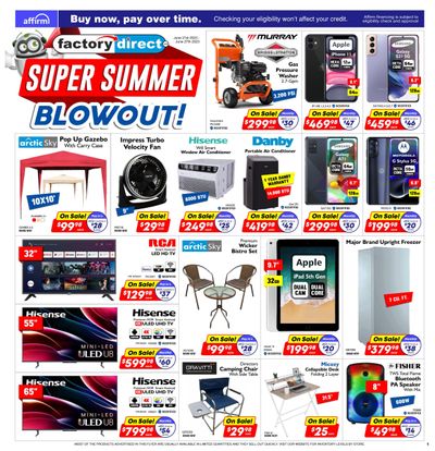 Factory Direct Flyer June 21 to 27