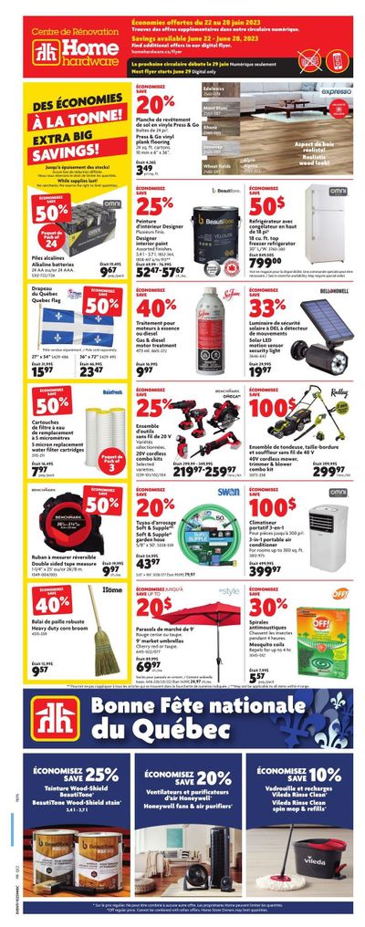 Home Hardware Building Centre (QC) Flyer June 22 to 28