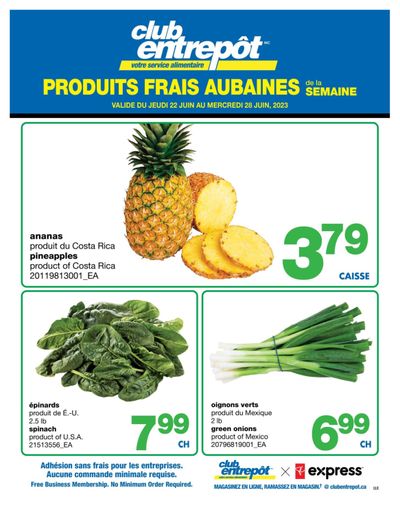 Wholesale Club (QC) Fresh Deals of the Week Flyer June 22 to 28