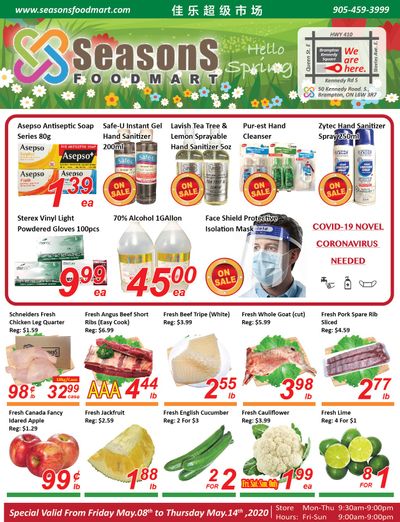 Seasons Food Mart (Brampton) Flyer May 8 to 14