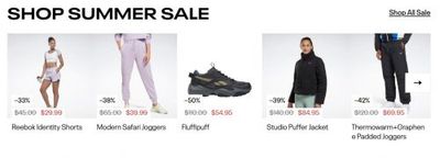 Reebok Canada Summer Sale: Save up to 50% Off