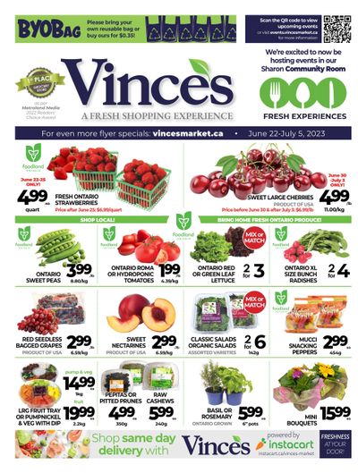 Vince's Market Flyer June 22 to July 5