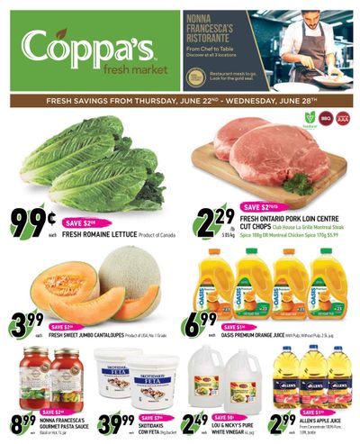 Coppa's Fresh Market Flyer June 22 to 28
