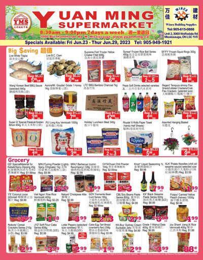 Yuan Ming Supermarket Flyer June 23 to 29