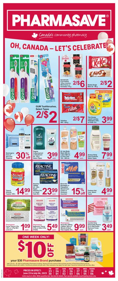 Pharmasave (ON & West) Flyer June 23 to July 6