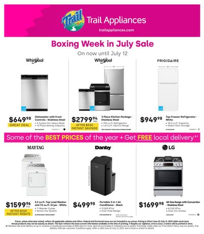 Trail Appliances (BC) Flyer June 22 to July 12