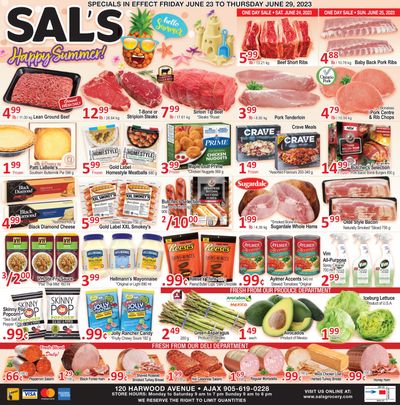 Sal's Grocery Flyer June 23 to 29