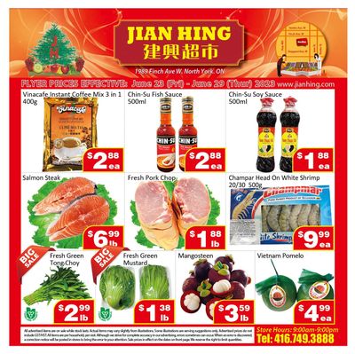 Jian Hing Supermarket (North York) Flyer June 23 to 29
