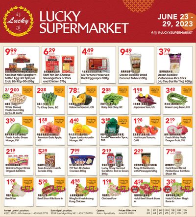 Lucky Supermarket (Calgary) Flyer June 23 to 29