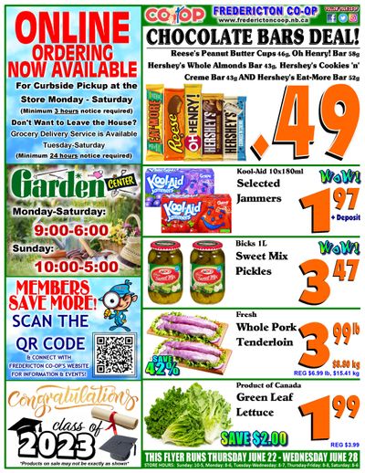 Fredericton Co-op Flyer June 22 to 28