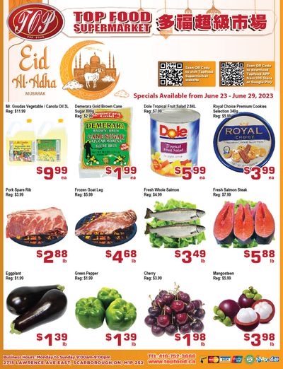 Top Food Supermarket Flyer June 23 to 29