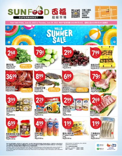 Sunfood Supermarket Flyer June 23 to 29