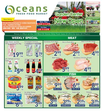 Oceans Fresh Food Market (West Dr., Brampton) Flyer June 23 to 29