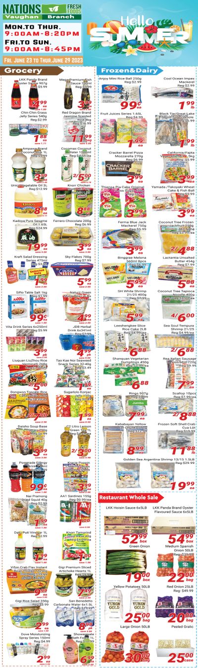 Nations Fresh Foods (Vaughan) Flyer June 23 to 29
