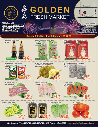 Golden Fresh Market Flyer June 23 to 29