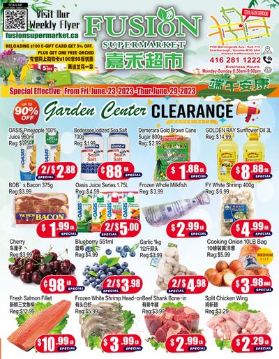 Fusion Supermarket Flyer June 23 to 29