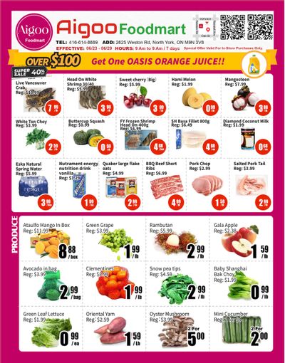 Aigoo Foodmart Flyer June 23 to 29