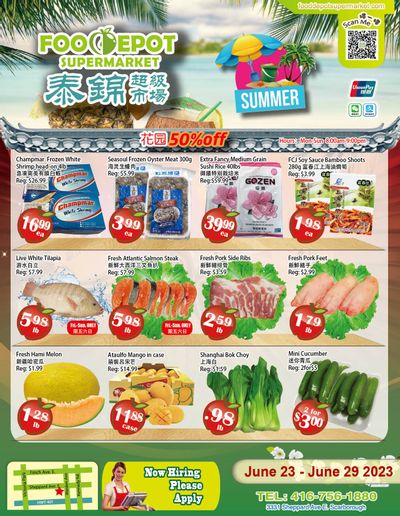 Food Depot Supermarket Flyer June 23 to 29
