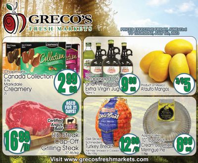 Greco's Fresh Market Flyer June 23 to July 6