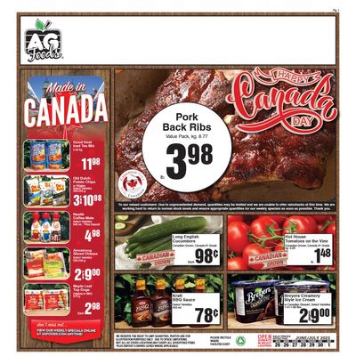 AG Foods Flyer June 25 to July 1