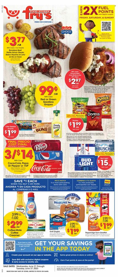 Fry’s (AZ) Weekly Ad Flyer Specials June 21 to June 27, 2023