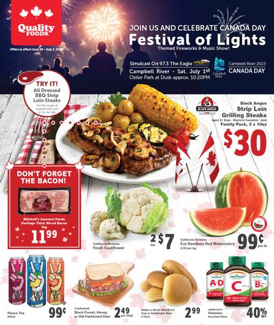Quality Foods Flyer June 26 to July 2