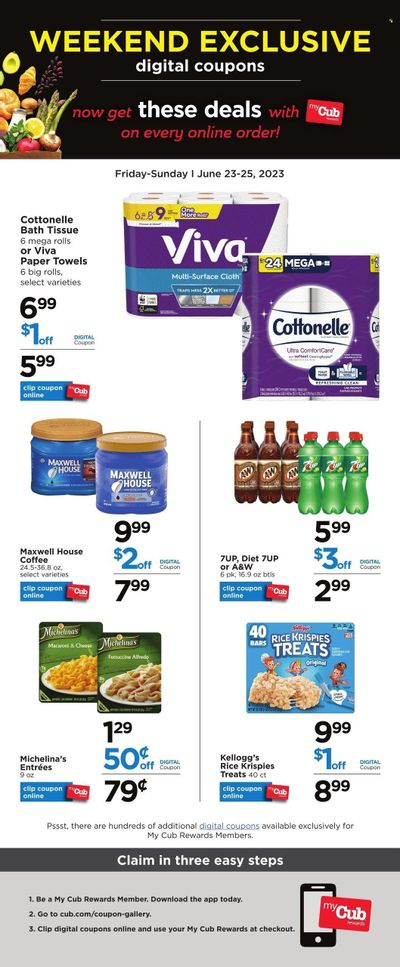 Cub Foods (MN) Weekly Ad Flyer Specials June 23 to June 25, 2023