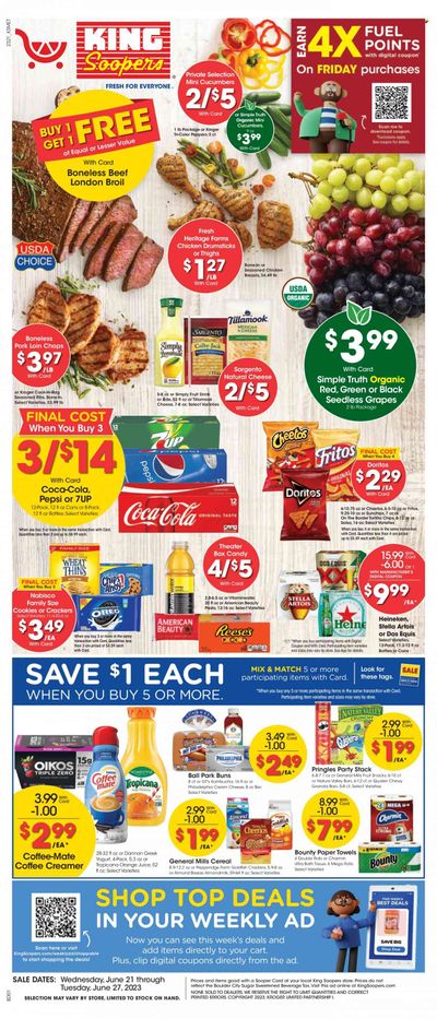 King Soopers (CO) Weekly Ad Flyer Specials June 21 to June 27, 2023