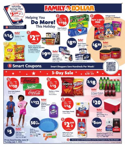 Family Dollar Weekly Ad Flyer Specials June 25 to July 4, 2023