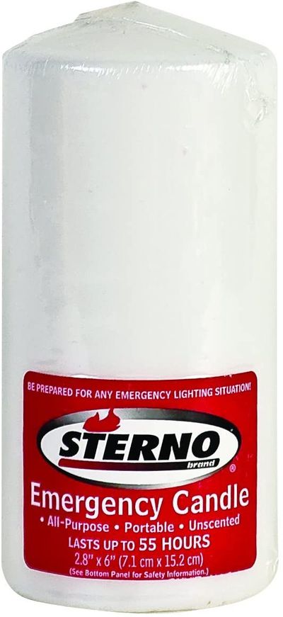 Sterno Products Emergency Candle, 6-Inch Column, White On Sale for $ 9.29 ( Save $ 7.19 ) at Amazon Canada