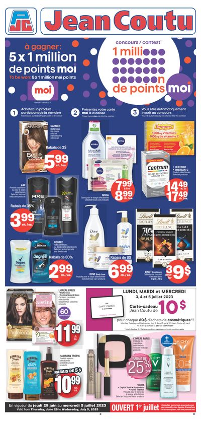 Jean Coutu (QC) Flyer June 29 to July 5