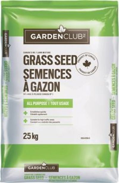 All Purpose Grass Seed, 25-kg On Sale for $ 83.99 at Canadian Tire Canada
