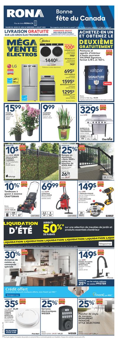 Rona (QC) Flyer June 29 to July 5