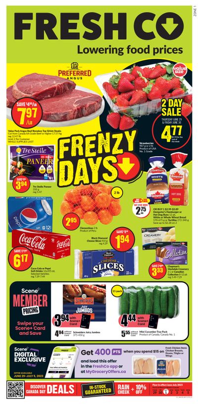 FreshCo (West) Flyer June 29 to July 5